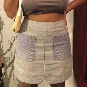 Jean mini skirt